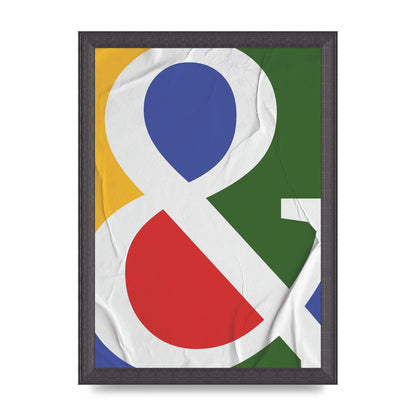 Ampersand Colour Art For The Home - A4 framed