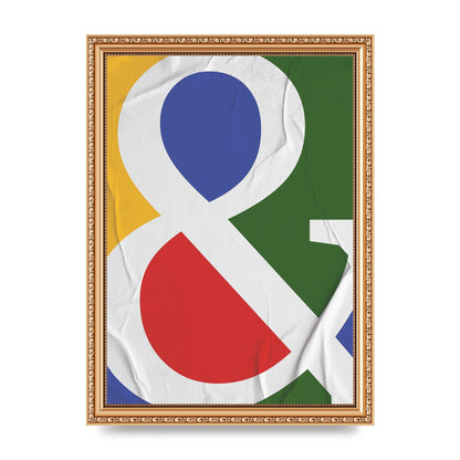 Ampersand Colour Art For The Home - A4 framed