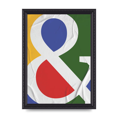Ampersand Colour Art For The Home - A4 framed