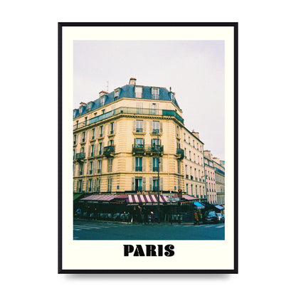 Paris Cafe Wall Art - A2 framed