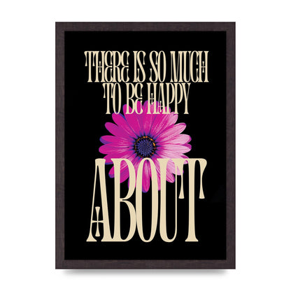 Happy Flower" Art For The Home - A3 framed