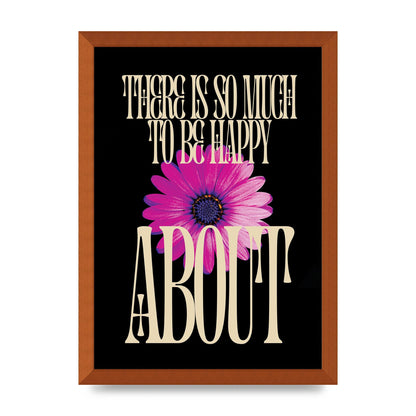 Happy Flower" Art For The Home - A3 framed