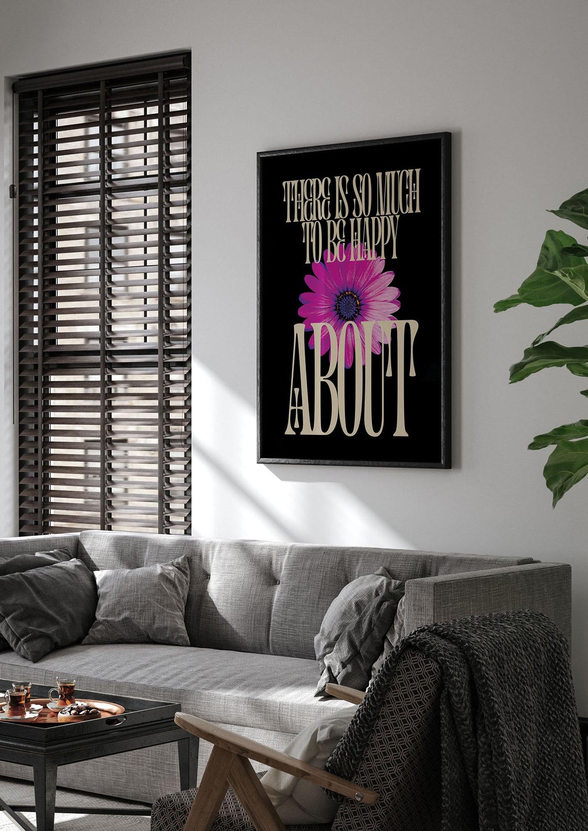 Happy Flower" Art For The Home - living room 1