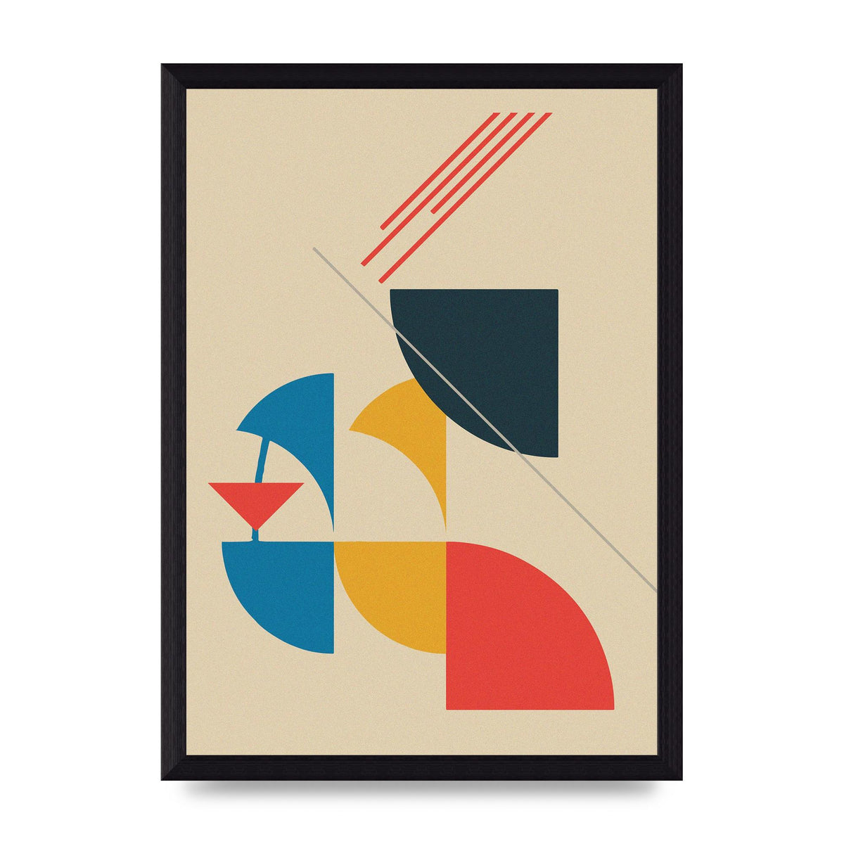 Bauhaus Misc Art For The Home - A4 framed