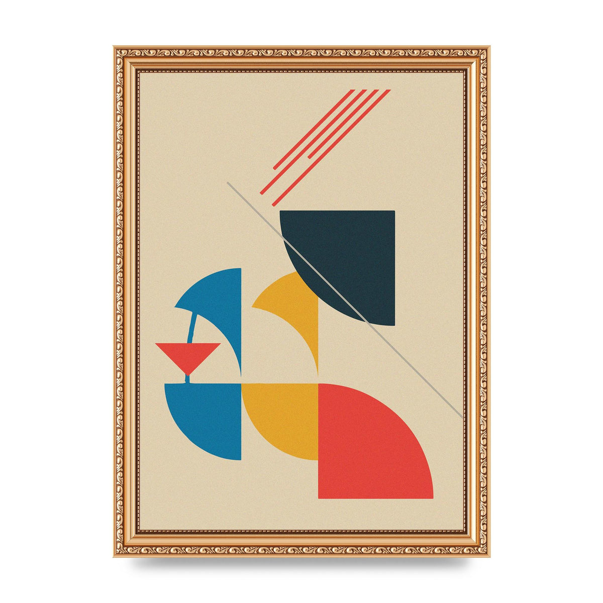 Bauhaus Misc Art For The Home - A4 framed