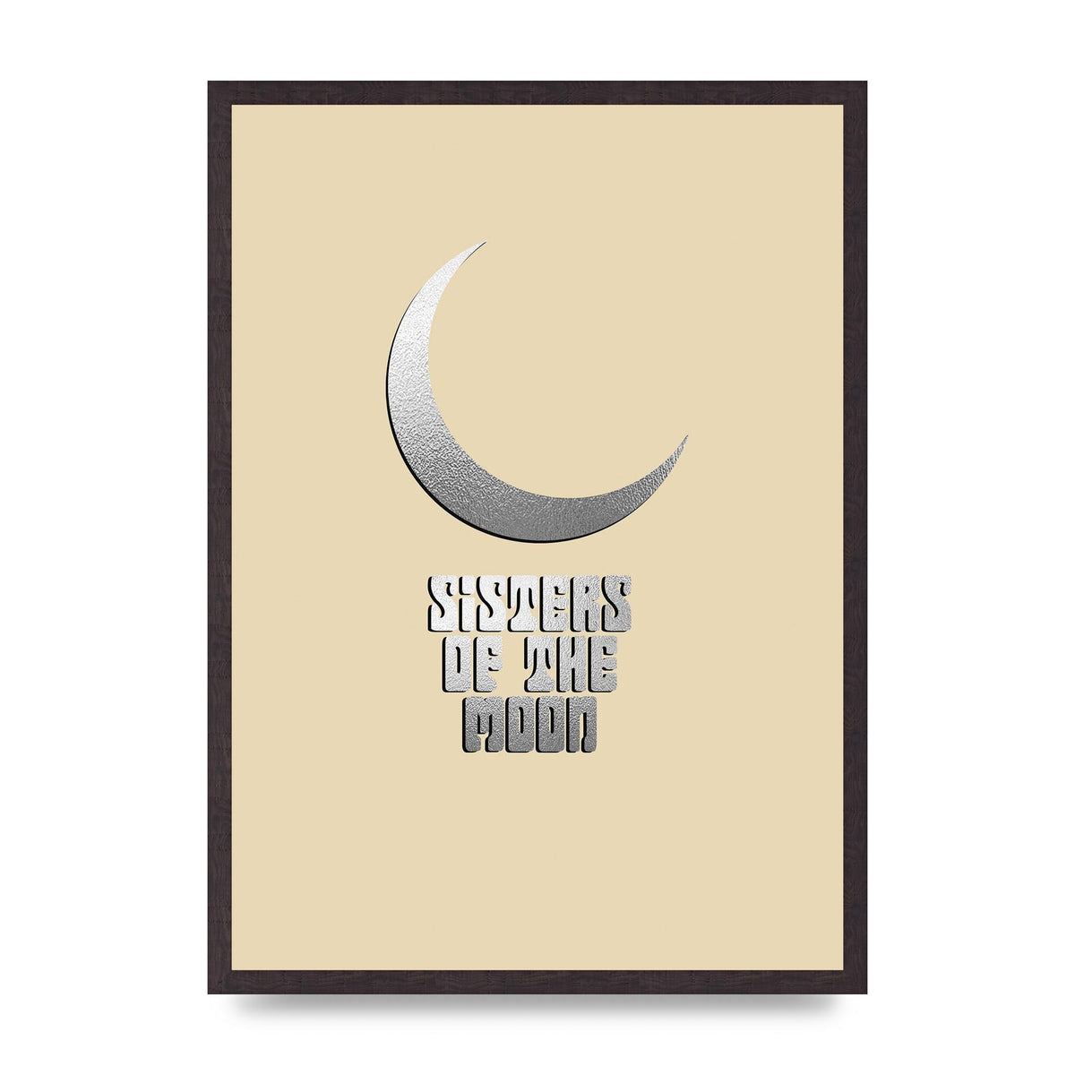 Sisters Of The Moon Silver Moon" Art For The Home - A2 framed