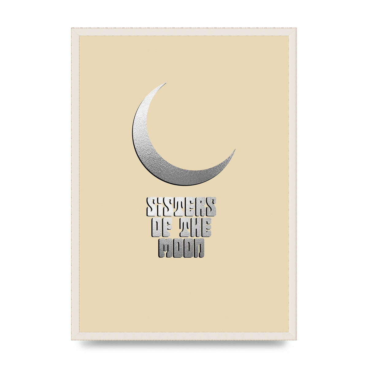 Sisters Of The Moon Silver Moon" Art For The Home - A2 framed