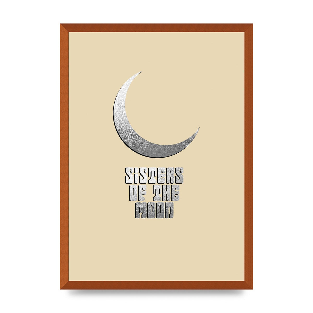 Sisters Of The Moon Silver Moon" Art For The Home - A2 framed