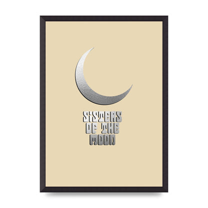 Sisters Of The Moon Silver Moon" Art For The Home - A2 framed