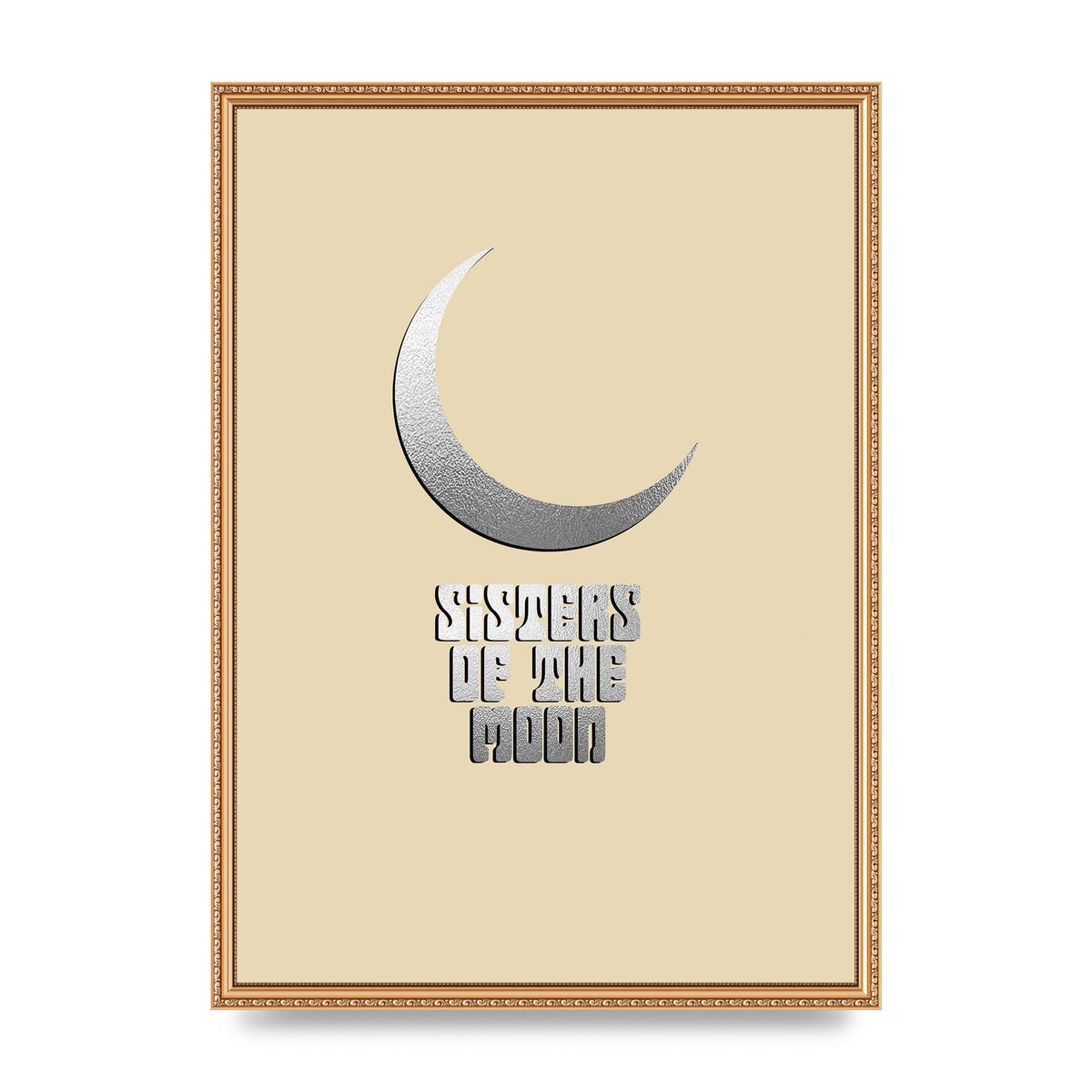 Sisters Of The Moon Silver Moon" Art For The Home - A2 framed