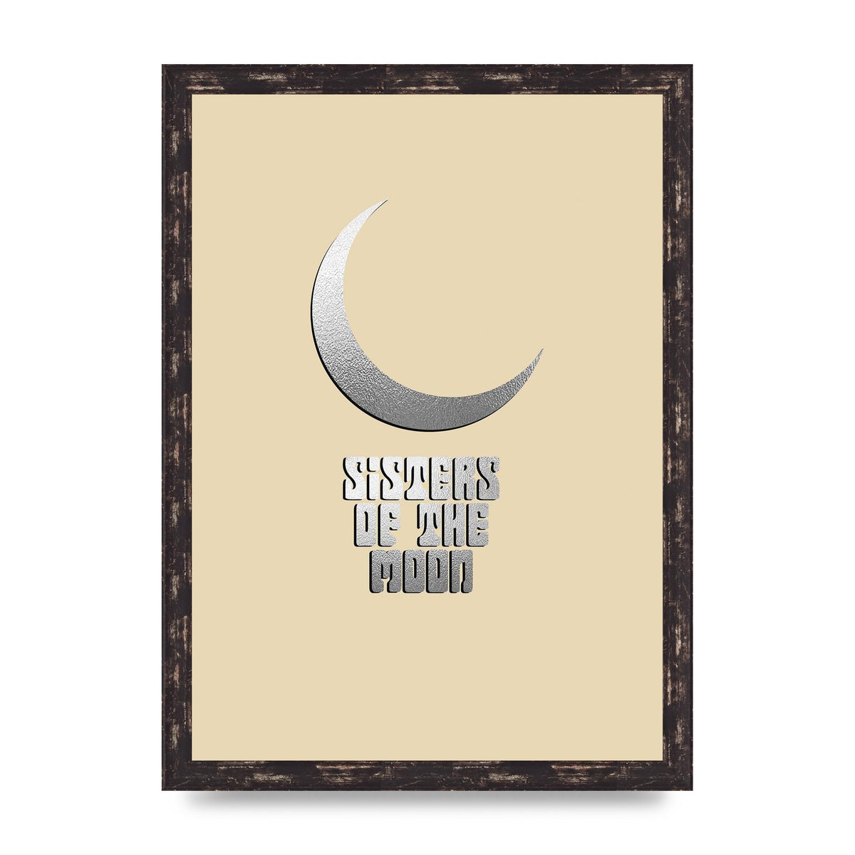 Sisters Of The Moon Silver Moon" Art For The Home - A3 framed
