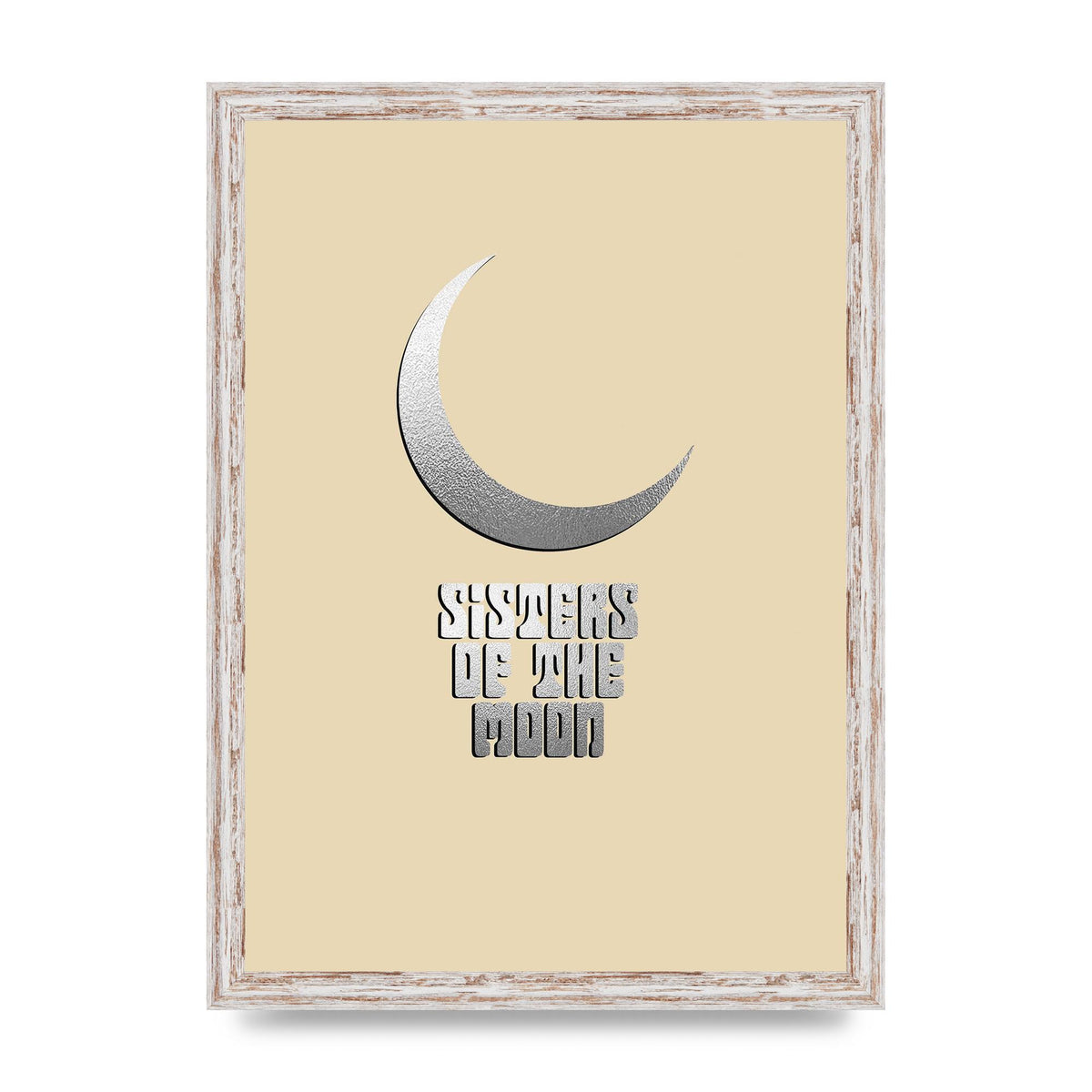 Sisters Of The Moon Silver Moon" Art For The Home - A3 framed