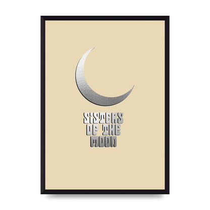 Sisters Of The Moon Silver Moon" Art For The Home - A3 framed