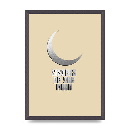 Sisters Of The Moon Silver Moon" Art For The Home - A3 framed