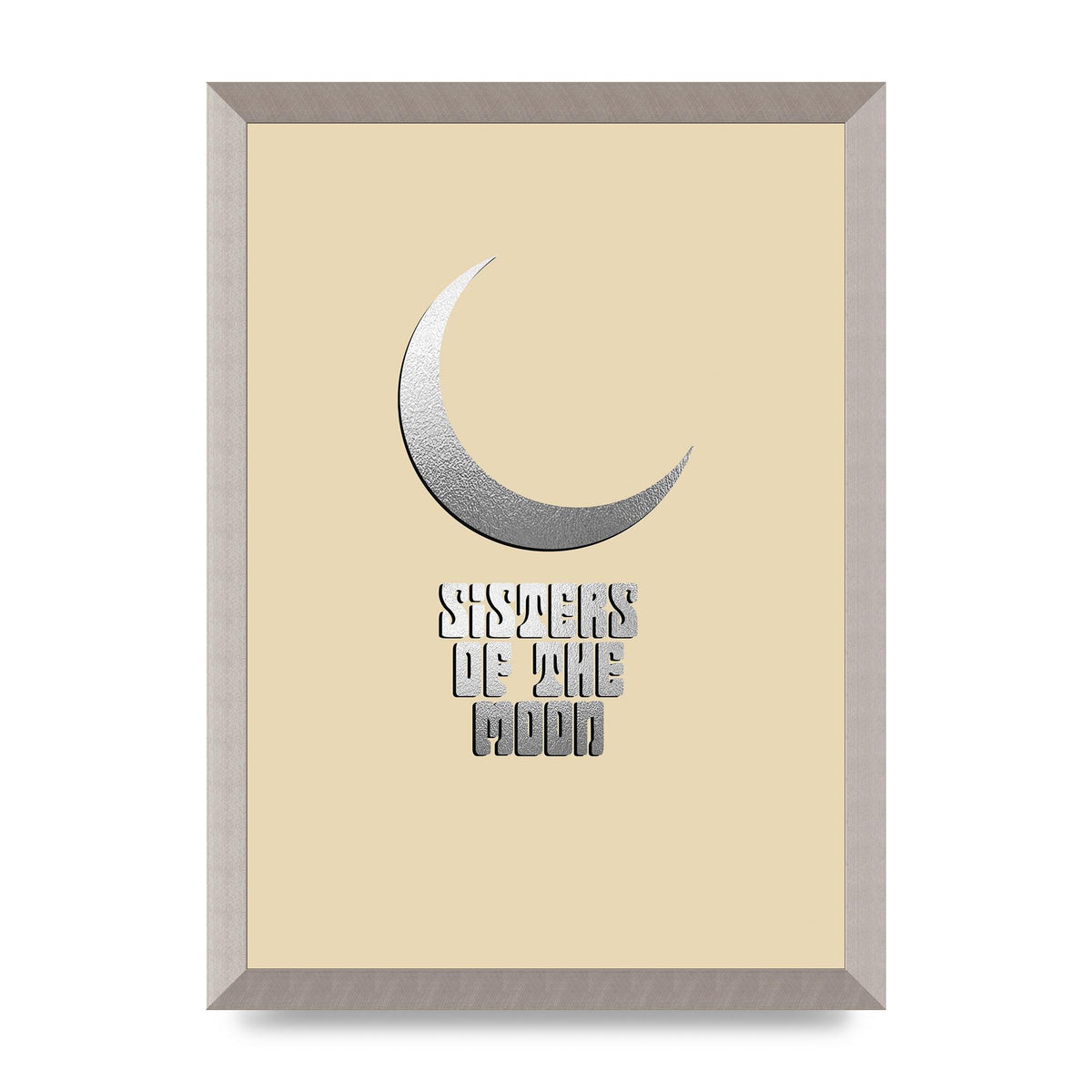 Sisters Of The Moon Silver Moon" Art For The Home - A3 framed
