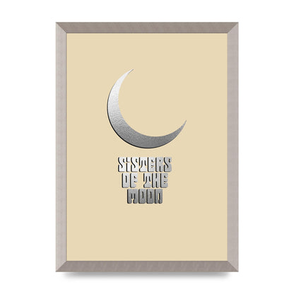 Sisters Of The Moon Silver Moon" Art For The Home - A3 framed