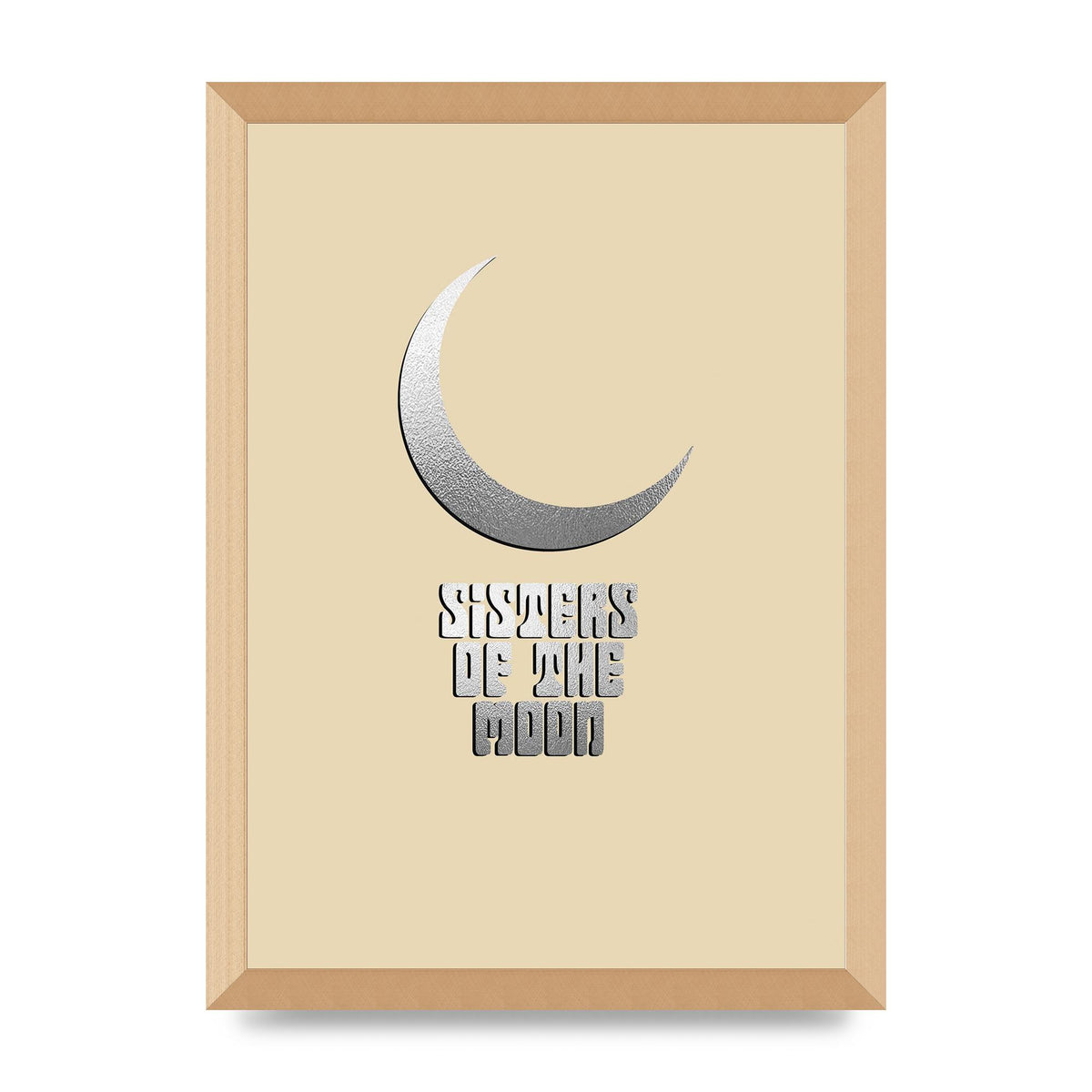 Sisters Of The Moon Silver Moon" Art For The Home - A3 framed