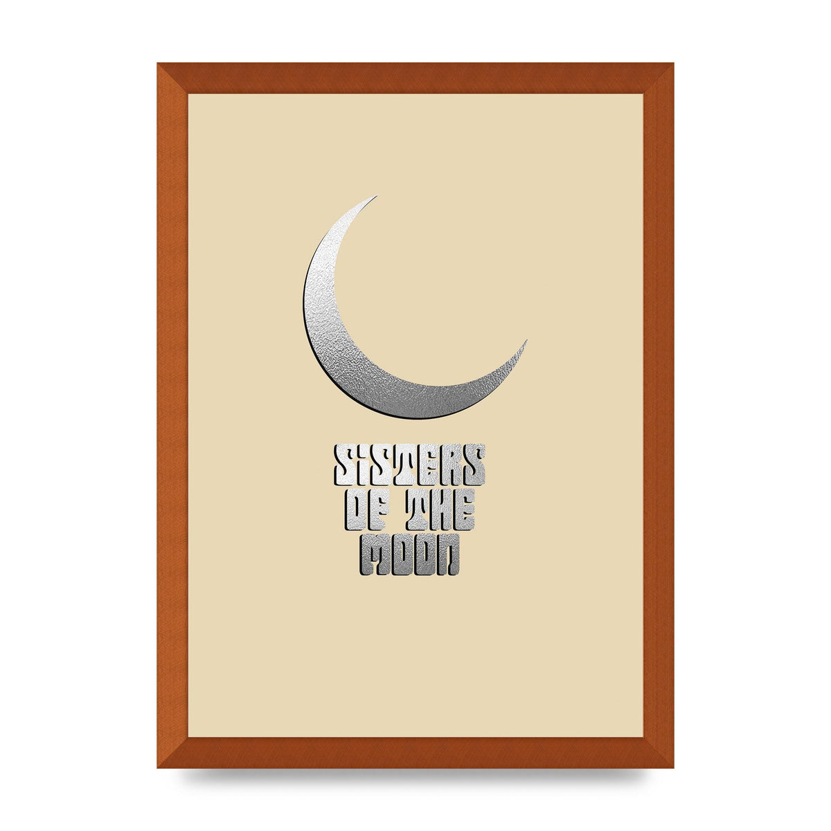 Sisters Of The Moon Silver Moon" Art For The Home - A3 framed