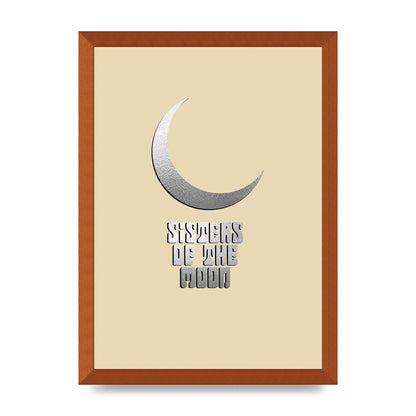 Sisters Of The Moon Silver Moon" Art For The Home - A3 framed
