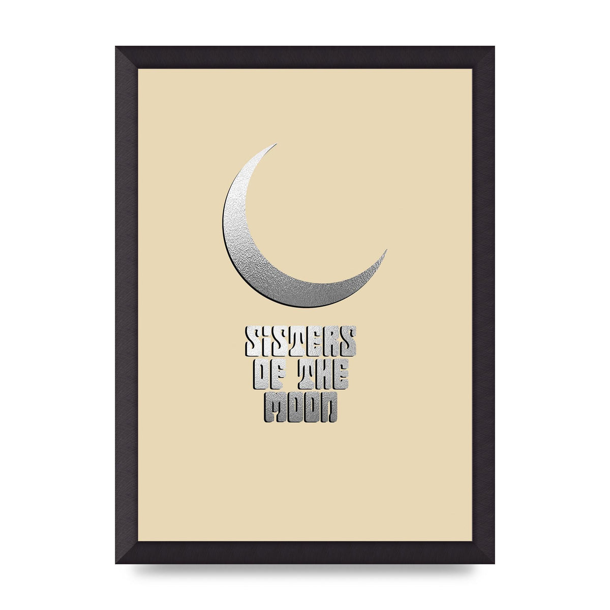 Sisters Of The Moon Silver Moon" Art For The Home - A3 framed