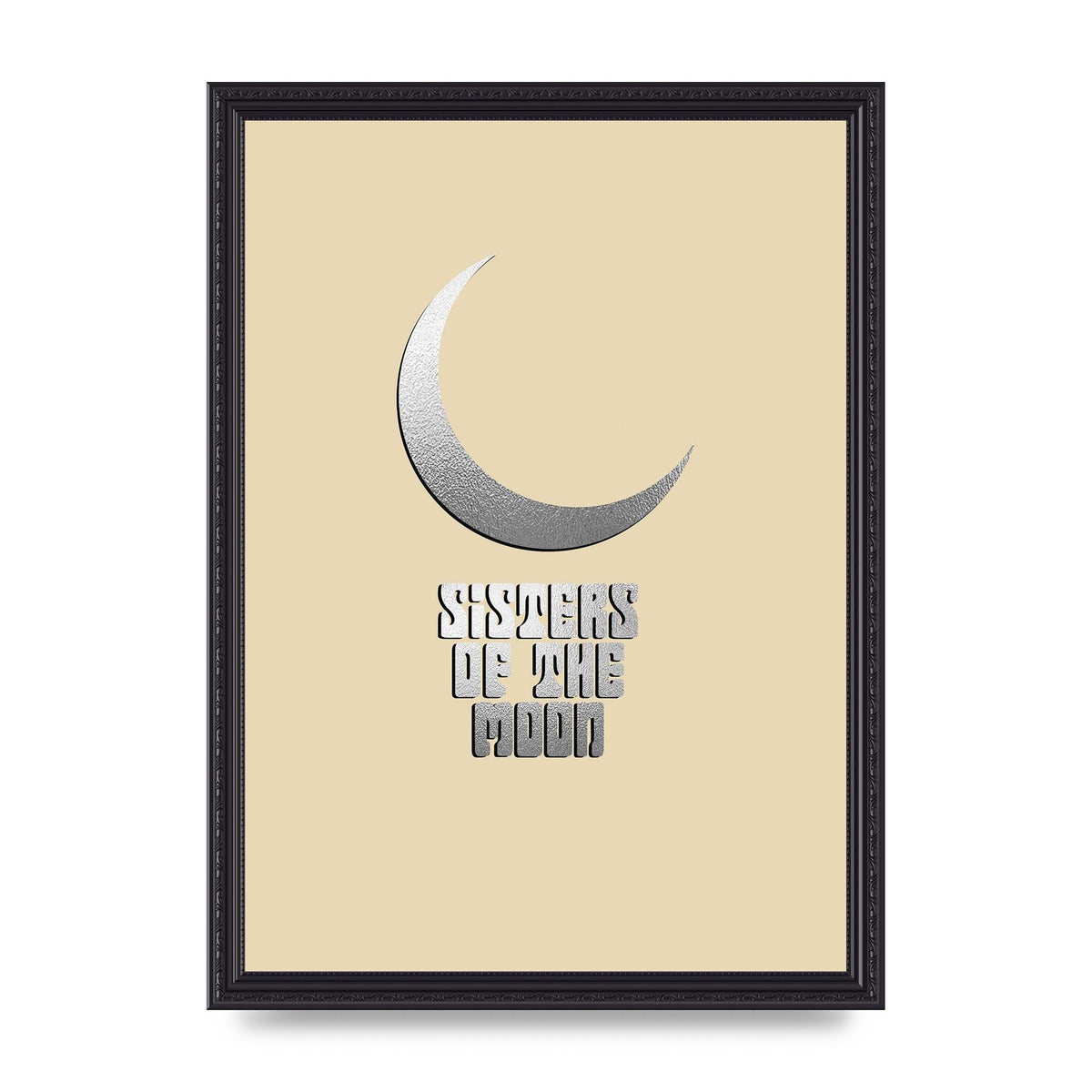 Sisters Of The Moon Silver Moon" Art For The Home - A3 framed