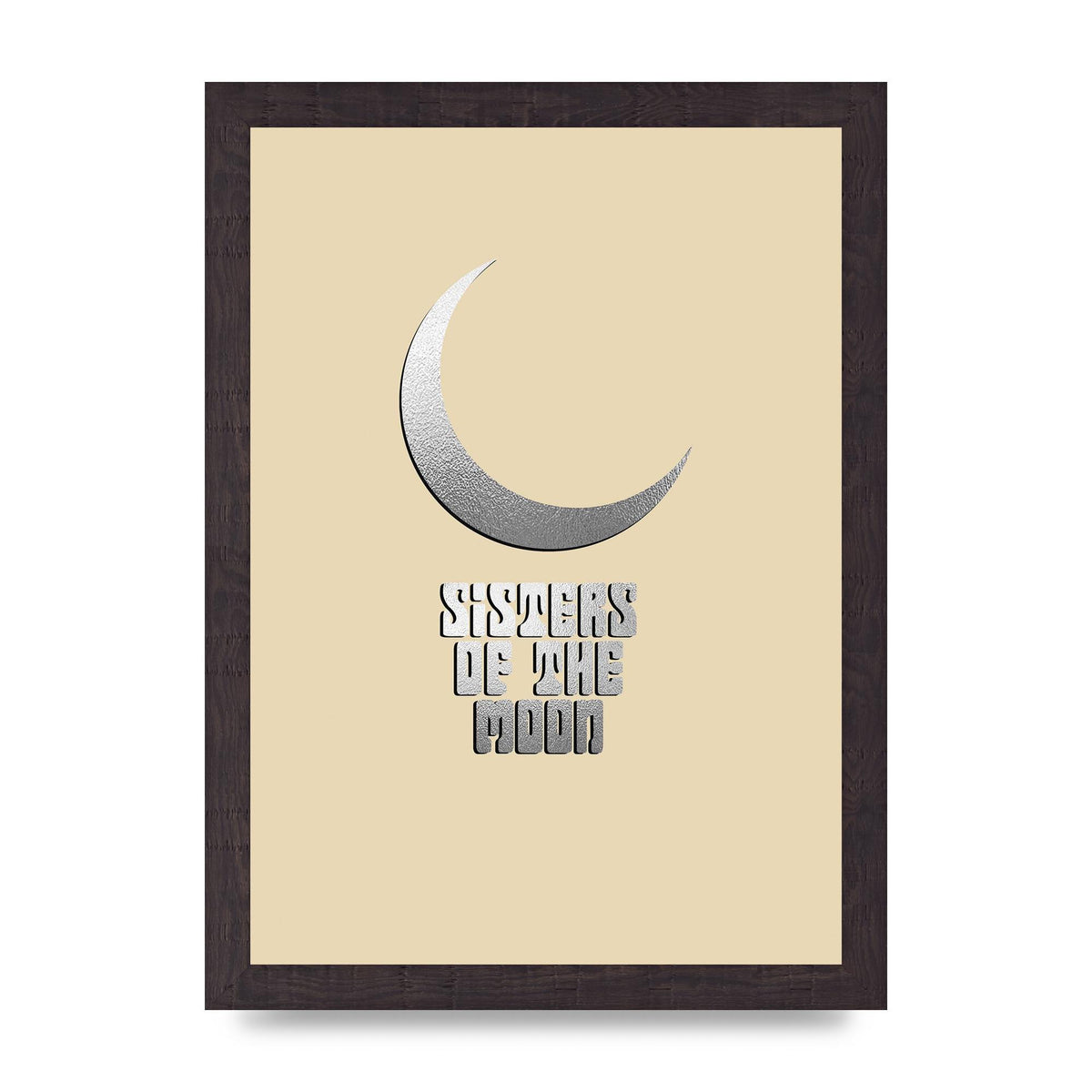 Sisters Of The Moon Silver Moon" Art For The Home - A4 framed