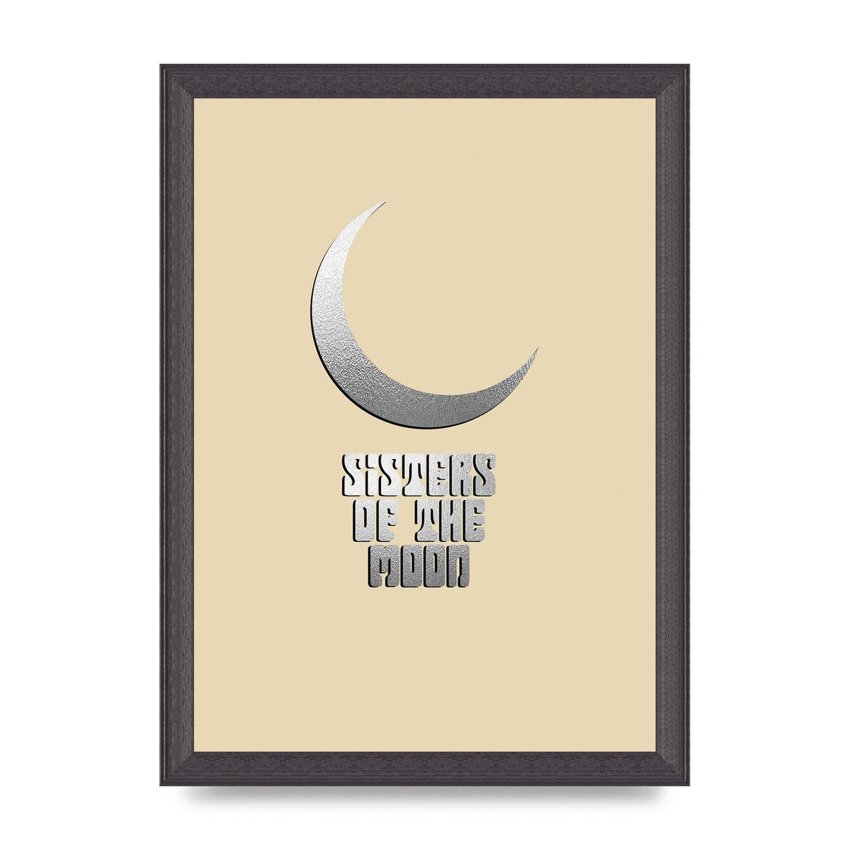 Sisters Of The Moon Silver Moon" Art For The Home - A4 framed