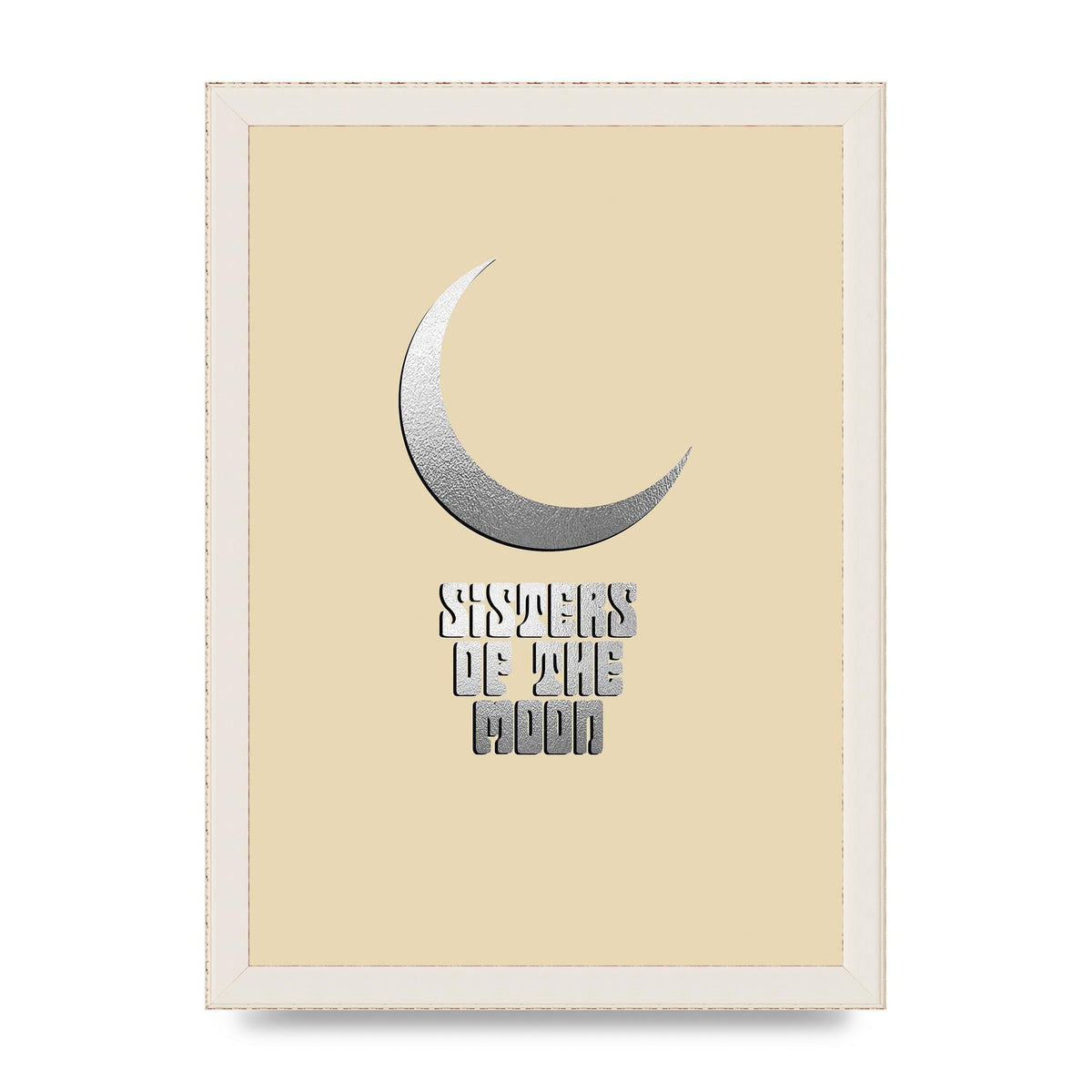 Sisters Of The Moon Silver Moon" Art For The Home - A4 framed