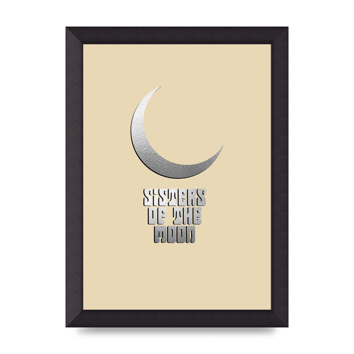 Sisters Of The Moon Silver Moon" Art For The Home - A4 framed