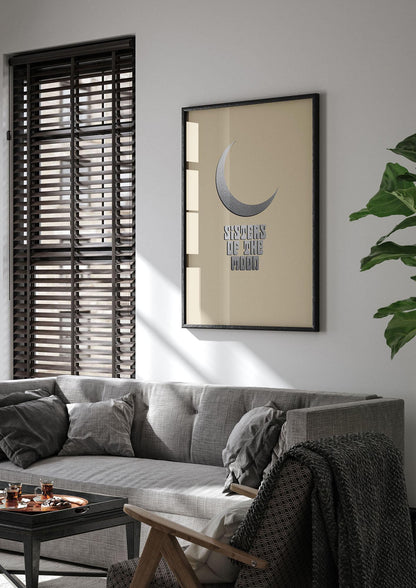 Sisters Of The Moon Silver Moon" Art For The Home - living room 1