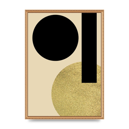 Abstract Cold Black Three Art For The Home - A2 framed