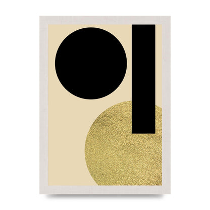 Abstract Cold Black Three Art For The Home - A4 framed