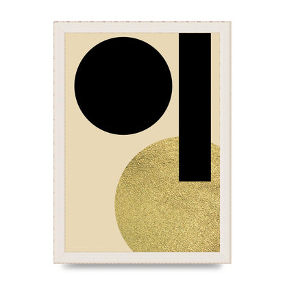 Abstract Cold Black Three Art For The Home - A4 framed