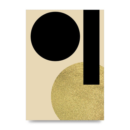 Abstract Cold Black Three Art For The Home - unframed print