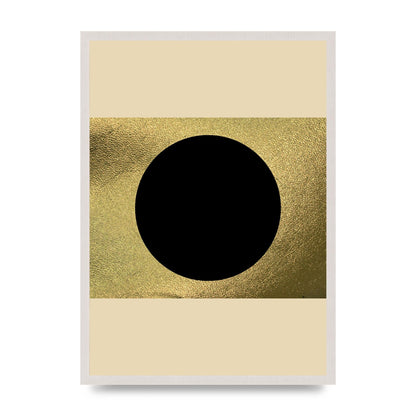 Abstract Cold Black Two Printed Poster - A2 framed