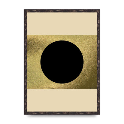 Abstract Cold Black Two Printed Poster - A2 framed