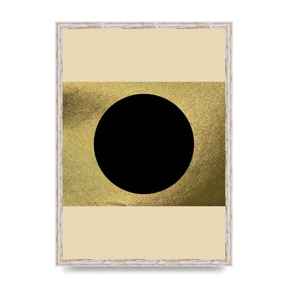 Abstract Cold Black Two Printed Poster - A2 framed