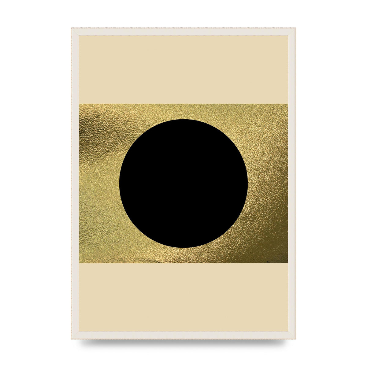 Abstract Cold Black Two Printed Poster - A2 framed