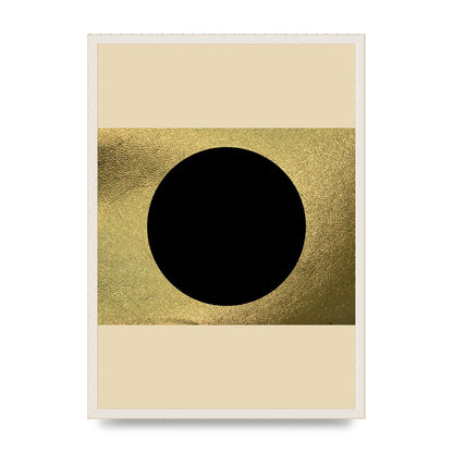 Abstract Cold Black Two Printed Poster - A2 framed