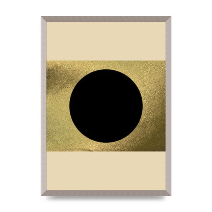 Abstract Cold Black Two Printed Poster - A2 framed