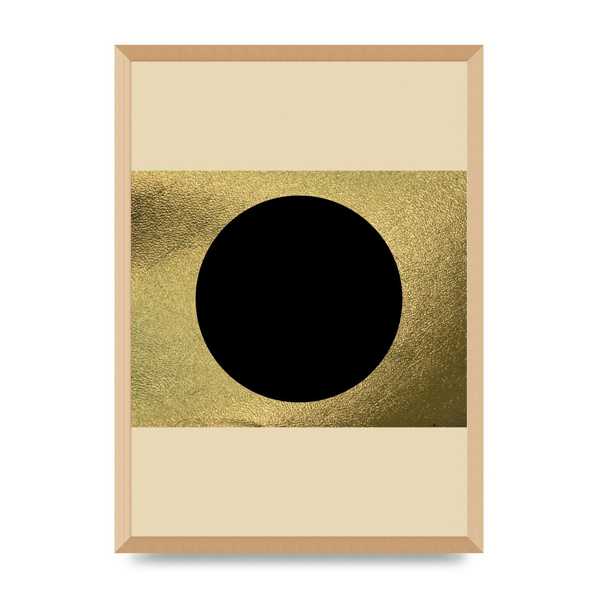Abstract Cold Black Two Printed Poster - A2 framed