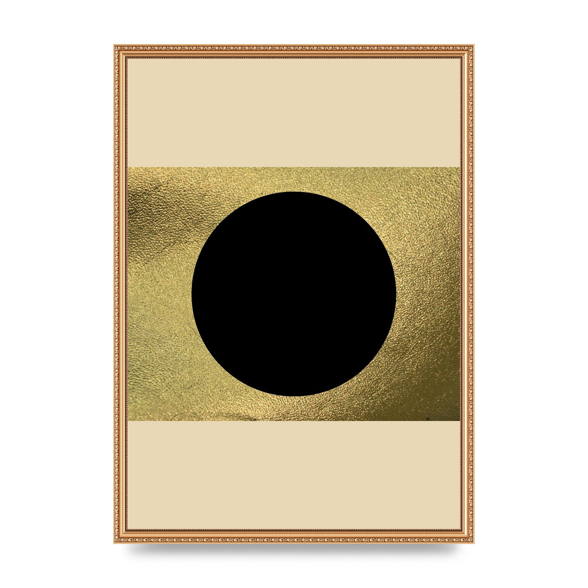 Abstract Cold Black Two Printed Poster - A2 framed
