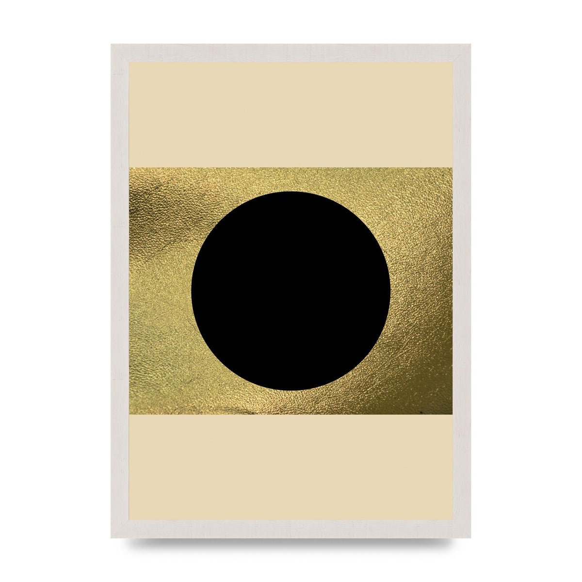 Abstract Cold Black Two Printed Poster - A3 framed