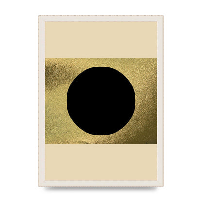 Abstract Cold Black Two Printed Poster - A3 framed
