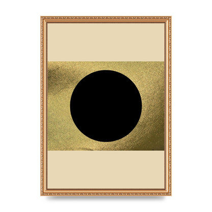 Abstract Cold Black Two Printed Poster - A3 framed