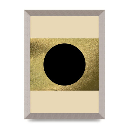 Abstract Cold Black Two Printed Poster - A4 framed