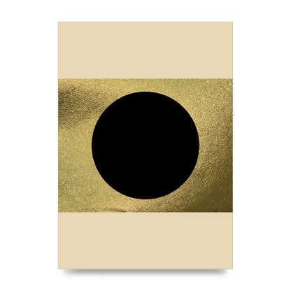 Abstract Cold Black Two Printed Poster - unframed print