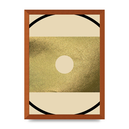 Abstract Cold Black Wall Art - A3 framed
