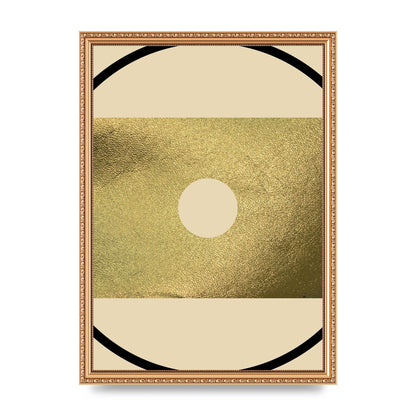 Abstract Cold Black Wall Art - A3 framed
