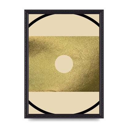 Abstract Cold Black Wall Art - A3 framed